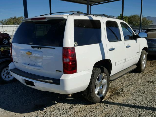 1GNSCAE08CR255873 - 2012 CHEVROLET TAHOE C150 WHITE photo 4