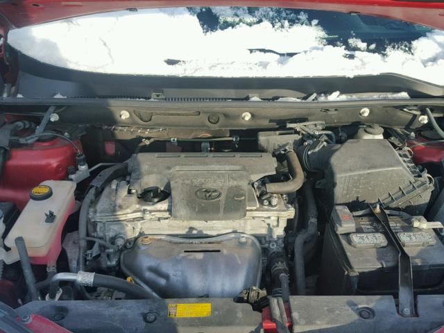 2T3BFREV6DW077229 - 2013 TOYOTA RAV4 LE Qırmızı foto 7