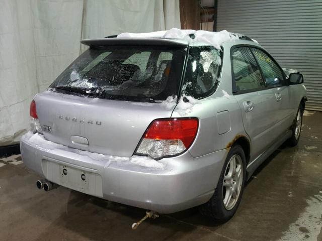 JF1GG29664G810927 - 2004 SUBARU IMPREZA WR GRAY photo 4