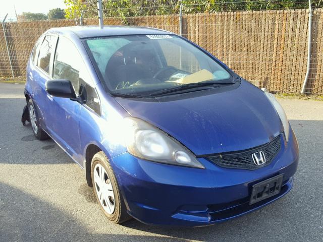 JHMGE8H26AS010847 - 2010 HONDA FIT BLUE photo 1