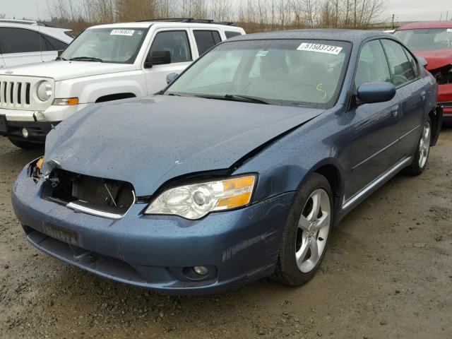 4S3BL626267204514 - 2006 SUBARU LEGACY 2.5 BLUE photo 2