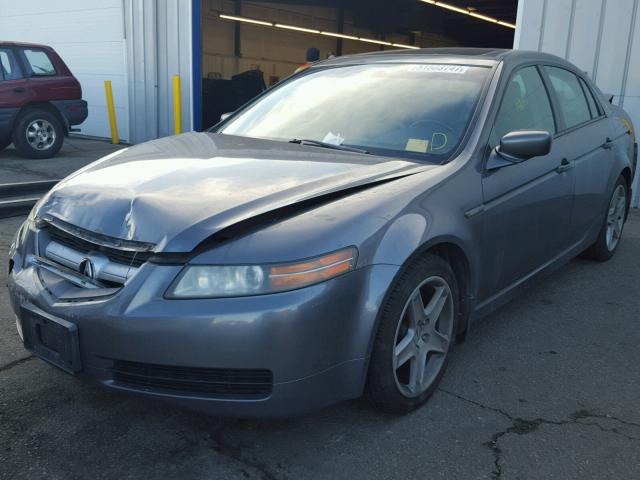 19UUA66225A009974 - 2005 ACURA TL GRAY photo 2