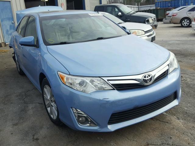 4T1BF1FKXCU545458 - 2012 TOYOTA CAMRY BASE BLUE photo 1