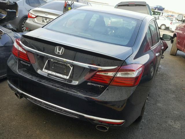 1HGCR2F51HA256253 - 2017 HONDA ACCORD SPO BLACK photo 4