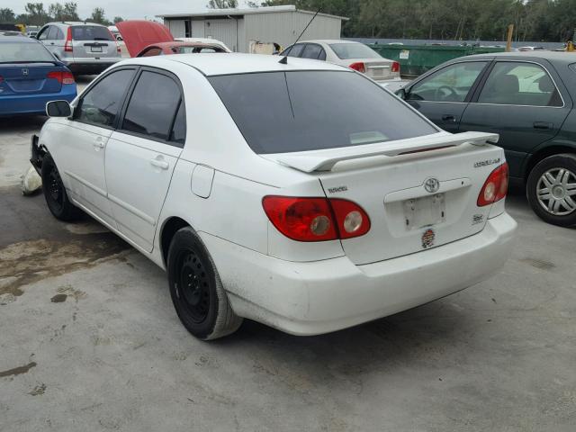 2T1BR32EX6C598783 - 2006 TOYOTA COROLLA CE WHITE photo 3