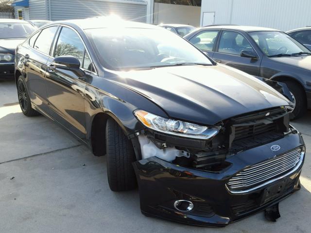 3FA6P0HD5ER357636 - 2014 FORD FUSION SE BLACK photo 1