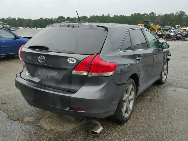 4T3ZK3BBXAU032243 - 2010 TOYOTA VENZA BASE GRAY photo 4