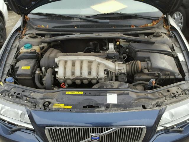 YV1TS92D631304941 - 2003 VOLVO S80 BLUE photo 7