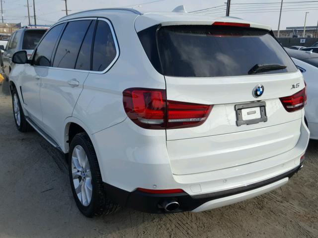 5UXKR2C55E0H31646 - 2014 BMW X5 SDRIVE3 WHITE photo 3