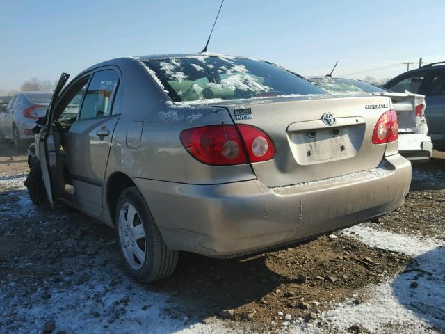 2T1BR32E16C700472 - 2006 TOYOTA COROLLA CE BEIGE photo 3