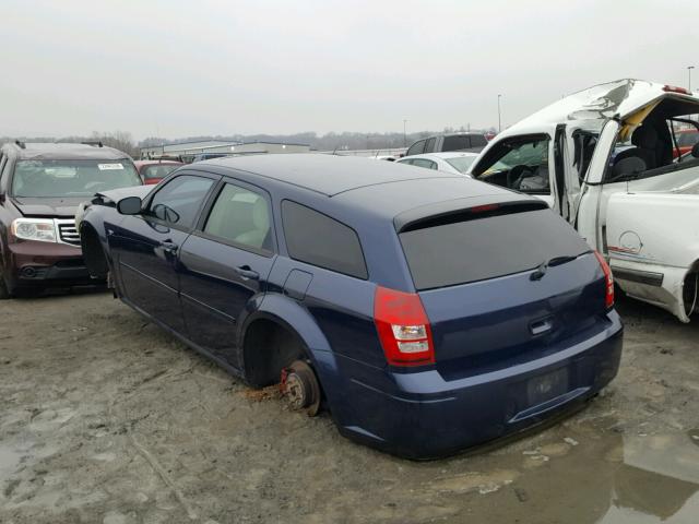 2D4FV48V95H112899 - 2005 DODGE MAGNUM SXT BLUE photo 3