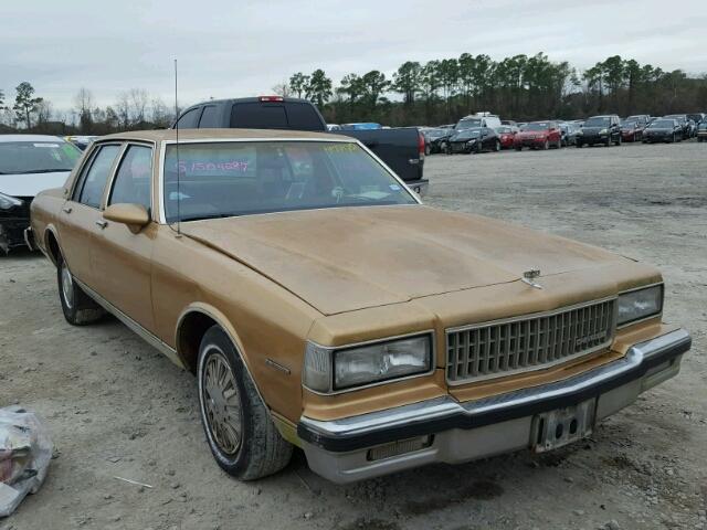 1G1BN51ZXHX118265 - 1987 CHEVROLET CAPRICE CL GOLD photo 1