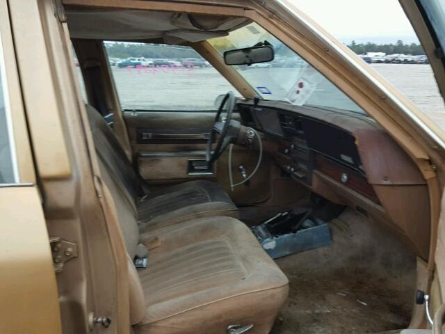 1G1BN51ZXHX118265 - 1987 CHEVROLET CAPRICE CL 金色 照片 5
