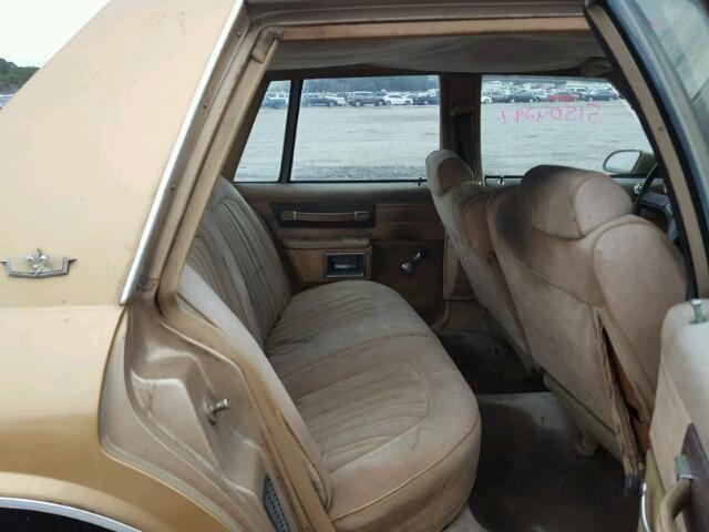 1G1BN51ZXHX118265 - 1987 CHEVROLET CAPRICE CL 金色 照片 6