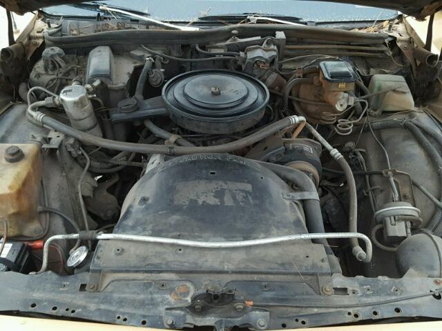 1G1BN51ZXHX118265 - 1987 CHEVROLET CAPRICE CL 金色 照片 7