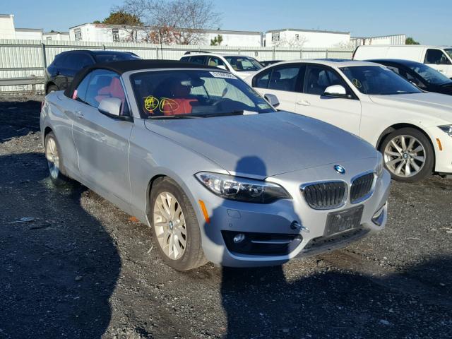 WBA1L9C50GV325474 - 2016 BMW 228 XI SILVER photo 1