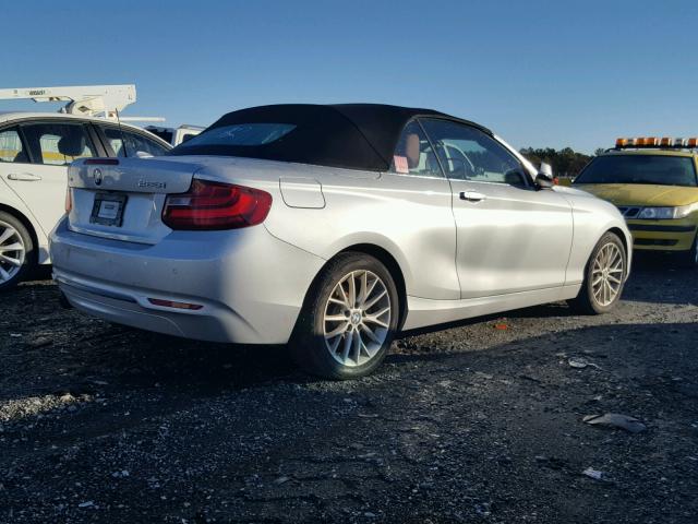 WBA1L9C50GV325474 - 2016 BMW 228 XI SILVER photo 4