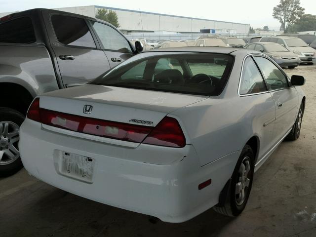 1HGCG32781A015024 - 2001 HONDA ACCORD EX WHITE photo 4