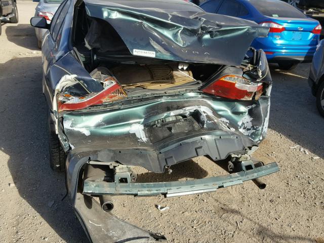 19UUA566X1A031230 - 2001 ACURA 3.2TL GREEN photo 9