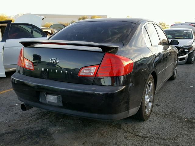 JNKCV51E83M316828 - 2003 INFINITI G35 BLACK photo 4