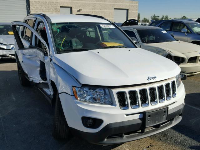 1J4NT1FA4BD155465 - 2011 JEEP COMPASS SP WHITE photo 1