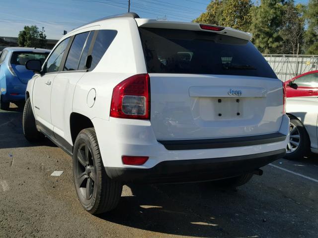 1J4NT1FA4BD155465 - 2011 JEEP COMPASS SP WHITE photo 3