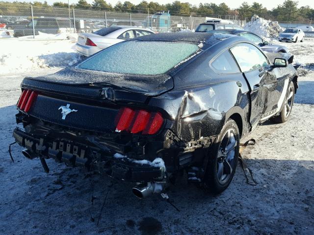 1FA6P8AM3F5359639 - 2015 FORD MUSTANG BLACK photo 4