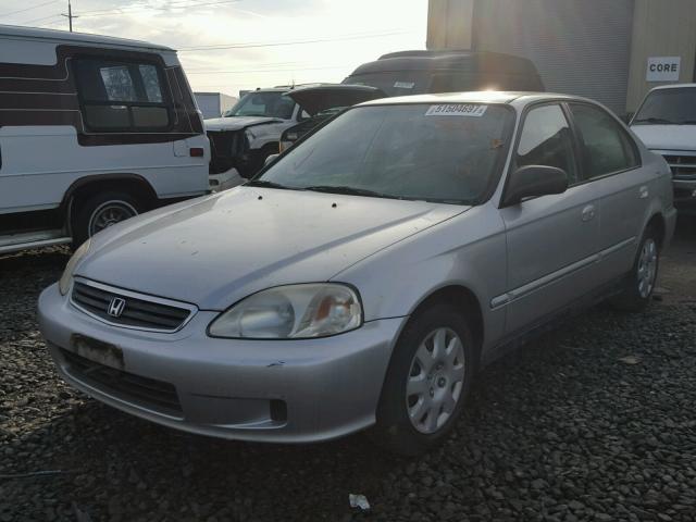 2HGEJ6616YH571846 - 2000 HONDA CIVIC BASE 银色 照片 2