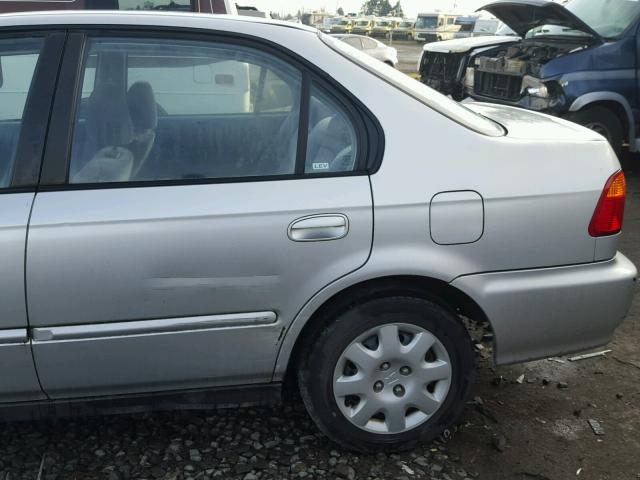 2HGEJ6616YH571846 - 2000 HONDA CIVIC BASE 银色 照片 9