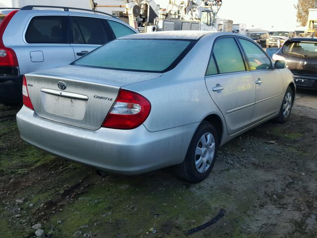 4T1BE32K94U918494 - 2004 TOYOTA CAMRY LE SILVER photo 4