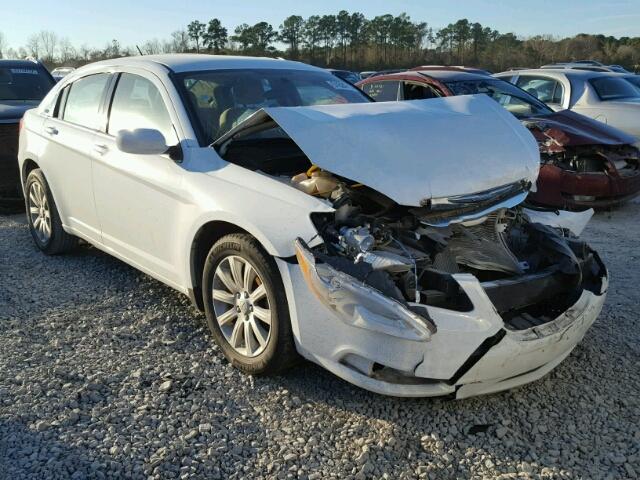 1C3CCBBBXCN302180 - 2012 CHRYSLER 200 TOURIN WHITE photo 1