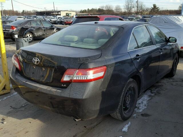 4T1BF3EK4AU009910 - 2010 TOYOTA CAMRY BASE BLACK photo 4