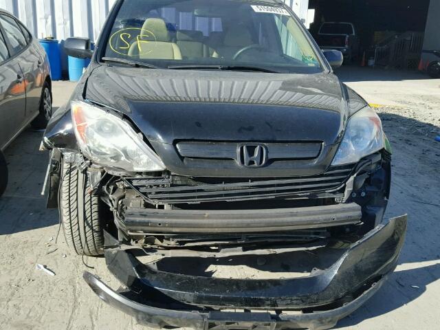 5J6RE48359L070226 - 2009 HONDA CR-V LX BLACK photo 9