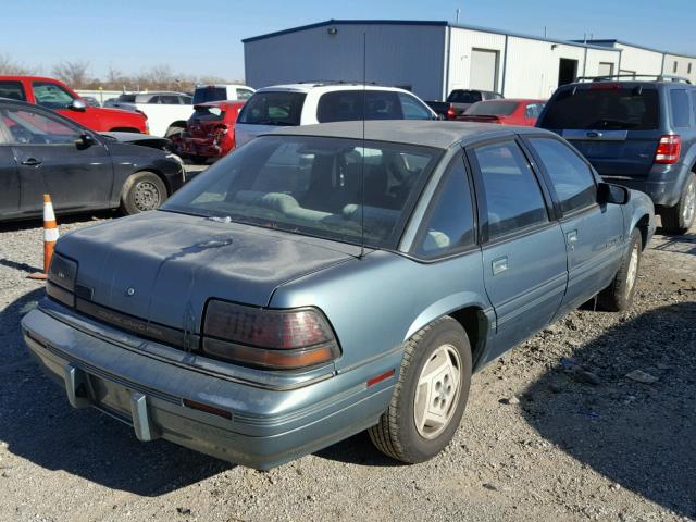 1G2WH54T7NF316279 - 1992 PONTIAC GRAND PRIX GREEN photo 4