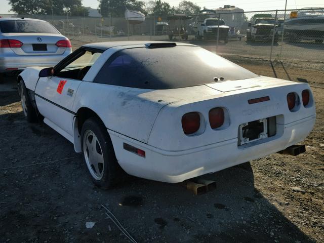 1G1YY2181H5102460 - 1987 CHEVROLET CORVETTE WHITE photo 3