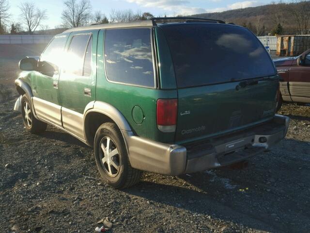 1GHDT13W7Y2360763 - 2000 OLDSMOBILE BRAVADA GREEN photo 3