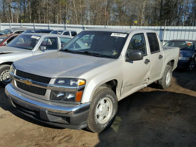 1GCCS136858149536 - 2005 CHEVROLET COLORADO BEIGE photo 2