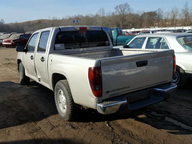 1GCCS136858149536 - 2005 CHEVROLET COLORADO BEIGE photo 3