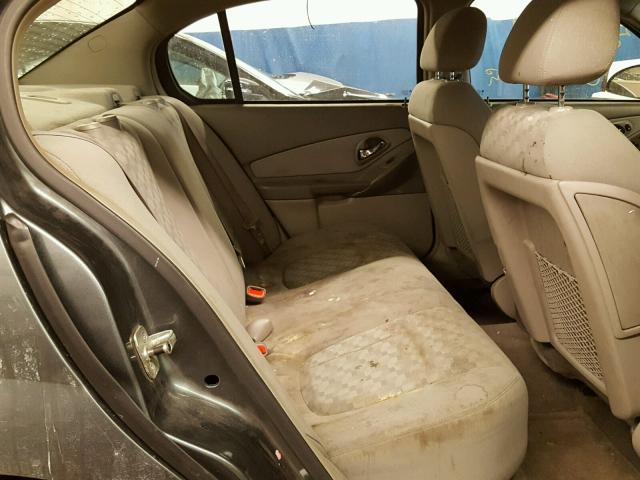 1G1ZT54885F249946 - 2005 CHEVROLET MALIBU LS GRAY photo 6
