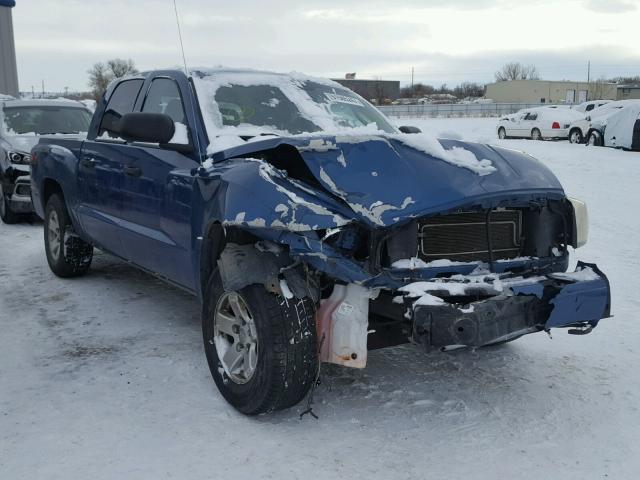 1D7HW48N46S526482 - 2006 DODGE DAKOTA QUA BLUE photo 1