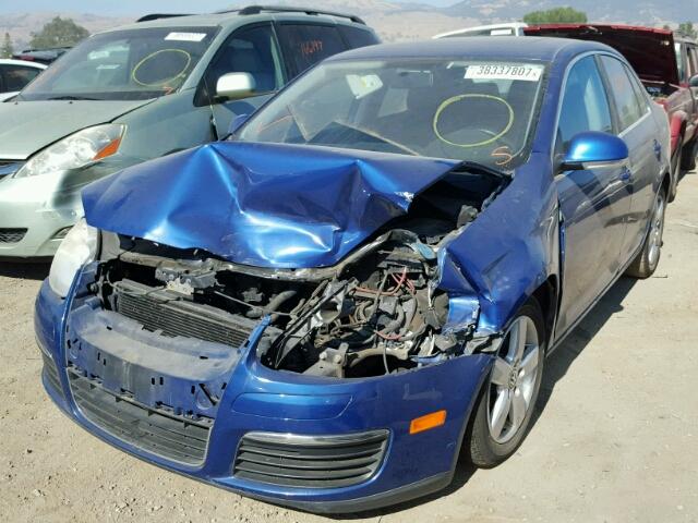 3VWRZ71K88M124741 - 2008 VOLKSWAGEN JETTA SE BLUE photo 2