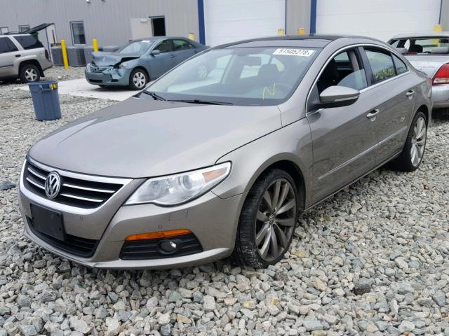 WVWGU7AN8AE522627 - 2010 VOLKSWAGEN CC VR6 4MO SILVER photo 2