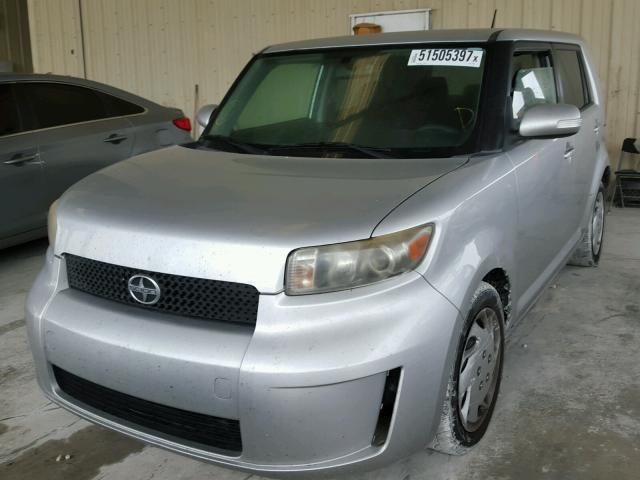 JTLKE50E391079761 - 2009 TOYOTA SCION XB Plata foto 2