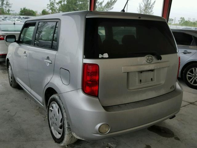 JTLKE50E391079761 - 2009 TOYOTA SCION XB Plata foto 3