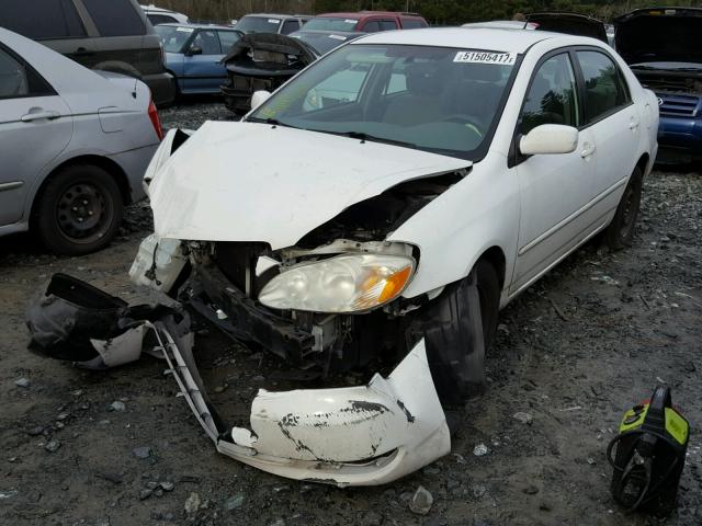 1NXBR30E66Z588382 - 2006 TOYOTA COROLLA CE WHITE photo 2