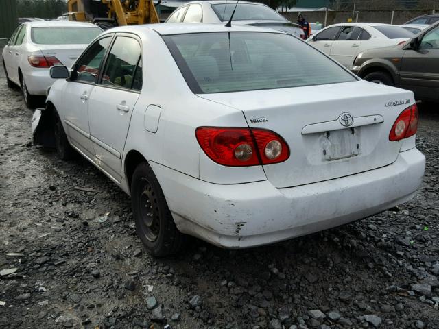 1NXBR30E66Z588382 - 2006 TOYOTA COROLLA CE WHITE photo 3