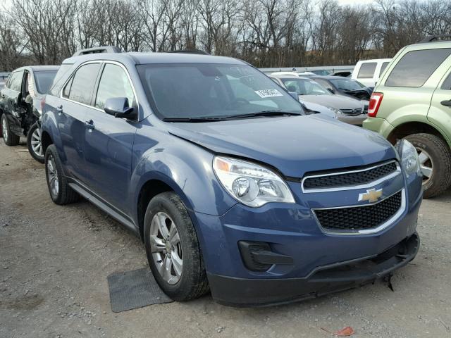 2GNALDEK9C6159101 - 2012 CHEVROLET EQUINOX LT BLUE photo 1