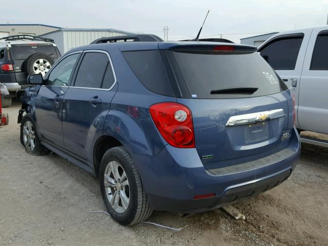 2GNALDEK9C6159101 - 2012 CHEVROLET EQUINOX LT BLUE photo 3