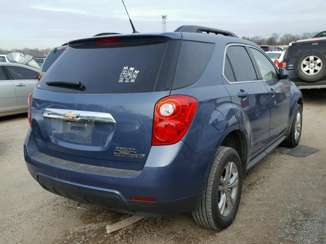 2GNALDEK9C6159101 - 2012 CHEVROLET EQUINOX LT BLUE photo 4