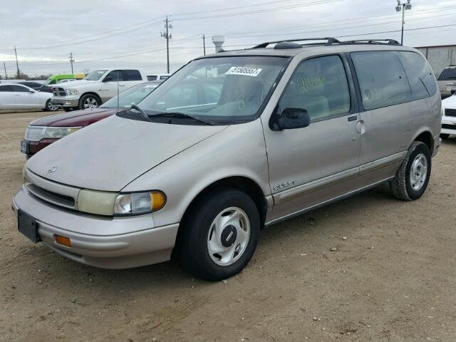 4N2DN11W2SD843069 - 1995 NISSAN QUEST XE GRAY photo 2